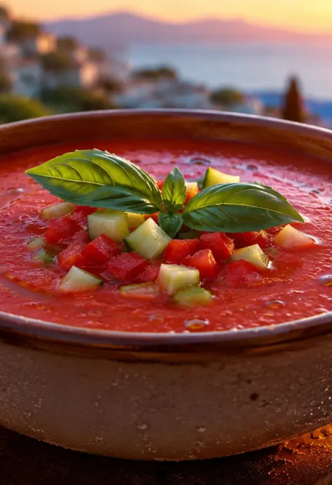 İspanyol Gazpacho Çorbası