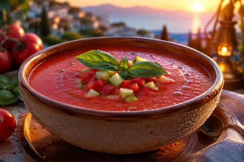 İspanyol Gazpacho Çorbası
