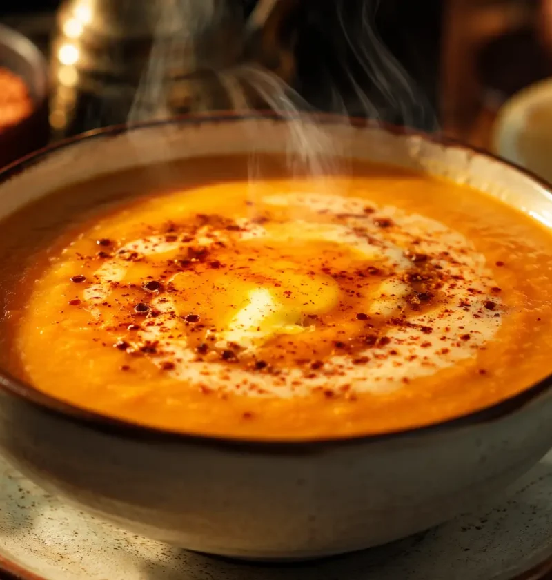 Sütlü Kırımızı Mercimek Çorbası
