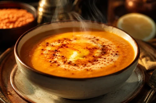 Sütlü Kırımızı Mercimek Çorbası