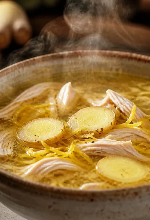 Zencefilli Limonlu Tavuk Suyu