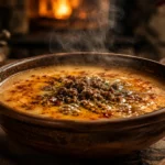 Kıymalı Tarhana Çorbası