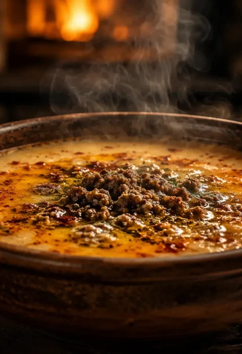 Kıymalı Tarhana Çorbası