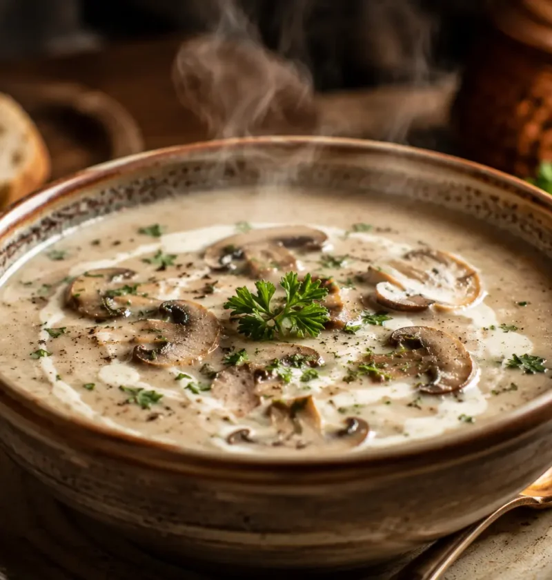 Sütlü Mantar Çorbası