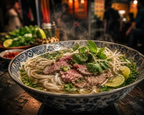 Vietnam Pho Çorbası